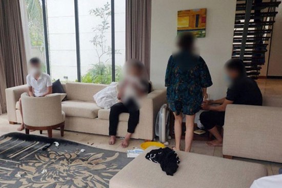 Nhóm dân chơi thuê thiếu nữ đến homestay phục vụ cuộc thác loạn ma túy và tình dục