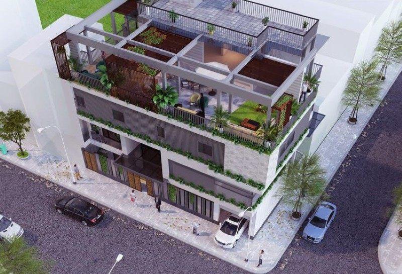 Nhà phố 2 mặt tiền sáng thoáng, công năng tiện nghi như siêu biệt thự-1