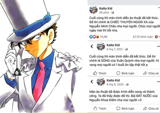 Bộ Công an: Kaito Kid” là 3 sinh viên đoán đề thi Ngữ Văn theo phân tích cá nhân-1