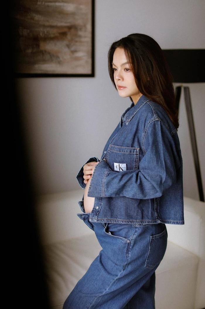 Mẹ bầu Phạm Quỳnh Anh rạng ngời trong tháng cuối thai kì, tiết lộ thời gian lâm bồn-3