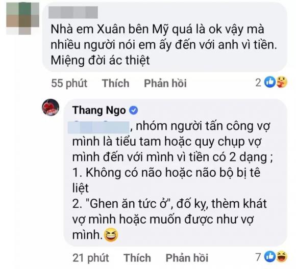 Hà Thanh Xuân bị nói đến với vua cá Koi vì tiền, ông xã đáp gắt: Không có não hoặc não bộ bị tê liệt-5