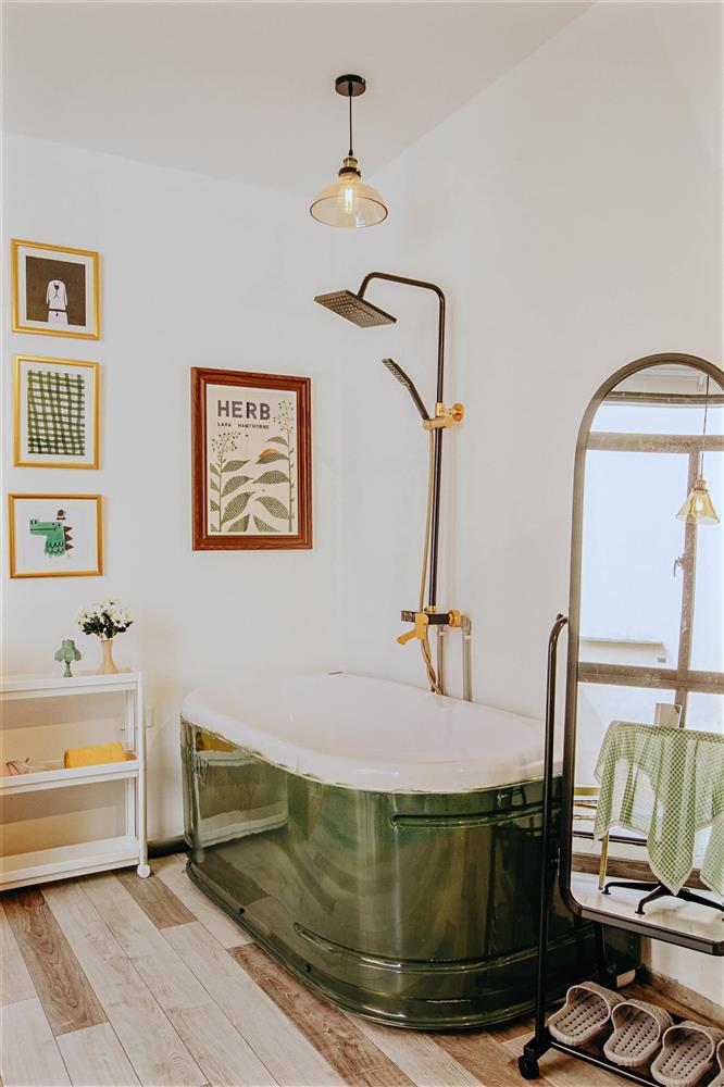 Cô gái 9X ở Hà Nội trổ tài cải tạo nhà trọ 40m² và cái kết cho thấy sức mạnh vô hạn của ý tưởng thiết kế-7