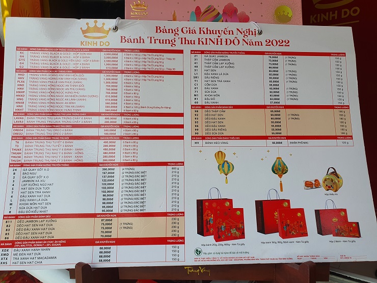 Bánh trung thu được bày bán sớm, khách nhìn bảng giá không khỏi giật mình”-3
