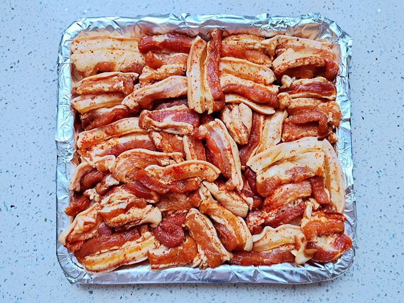 Dùng nồi chiên không dầu làm món thịt chiên vừa nhàn thân mà vẫn ngon miệng!-7