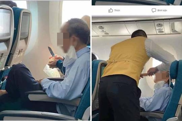 Hành khách cầm dao gọt trái cây lên máy bay chuyến VN208-1