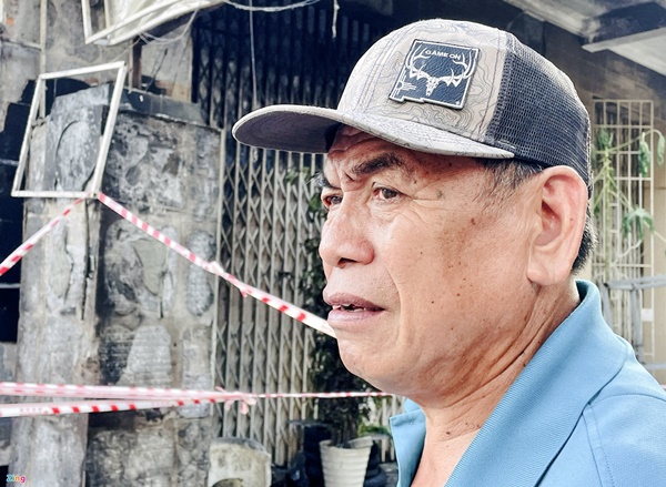 Phong tỏa 3 ngôi nhà bị cháy rụi ở Quảng Ngãi để điều tra vụ hỏa hoạn-9