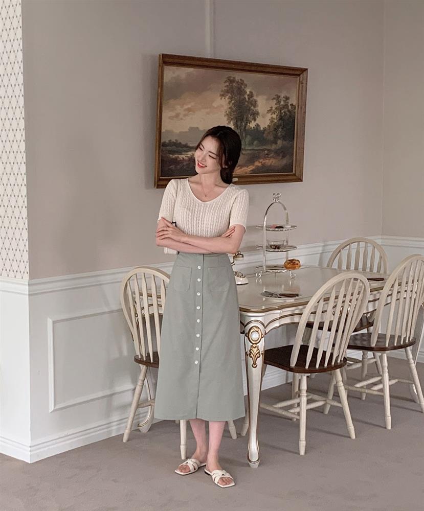 5 kiểu chân váy cho người thấp, mặc lên đảm bảo sành điệu và cao thêm 5 phân-7