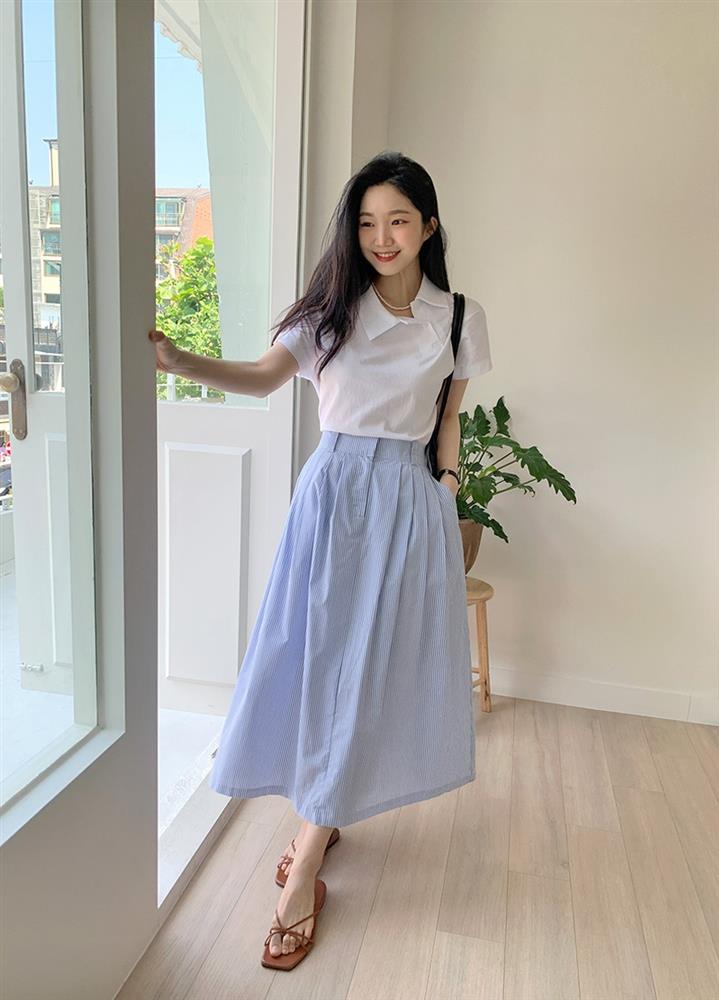 5 kiểu chân váy cho người thấp, mặc lên đảm bảo sành điệu và cao thêm 5 phân-9