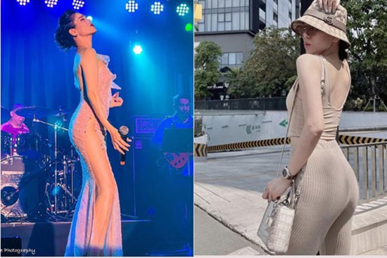 Lệ Quyên gây lú với hình 'mặc như không'