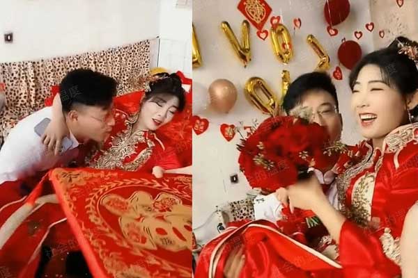 Chú rể loay hoay không bế nổi cô dâu nhưng lại có một phản ứng nhỏ làm xóa tan không khí gượng gạo-1