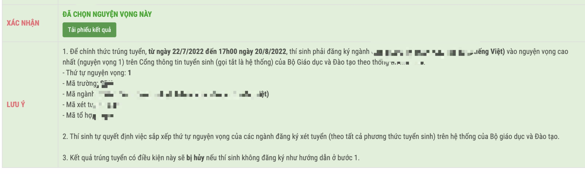 Hoang mang trước yêu cầu đăng ký NV1 nếu không sẽ huỷ trúng tuyển sớm-2