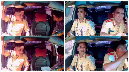 Kỷ luật 2 CSGT liên quan vụ văng tục, gọi điện khi lái xe-1