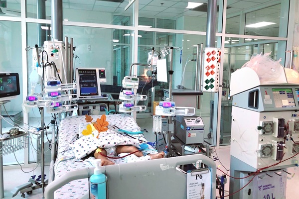 Bé trai 5 tuổi bị ong vò vẽ đốt hơn 15 vết, chạy ECMO và lọc máu suốt 1 tháng-1