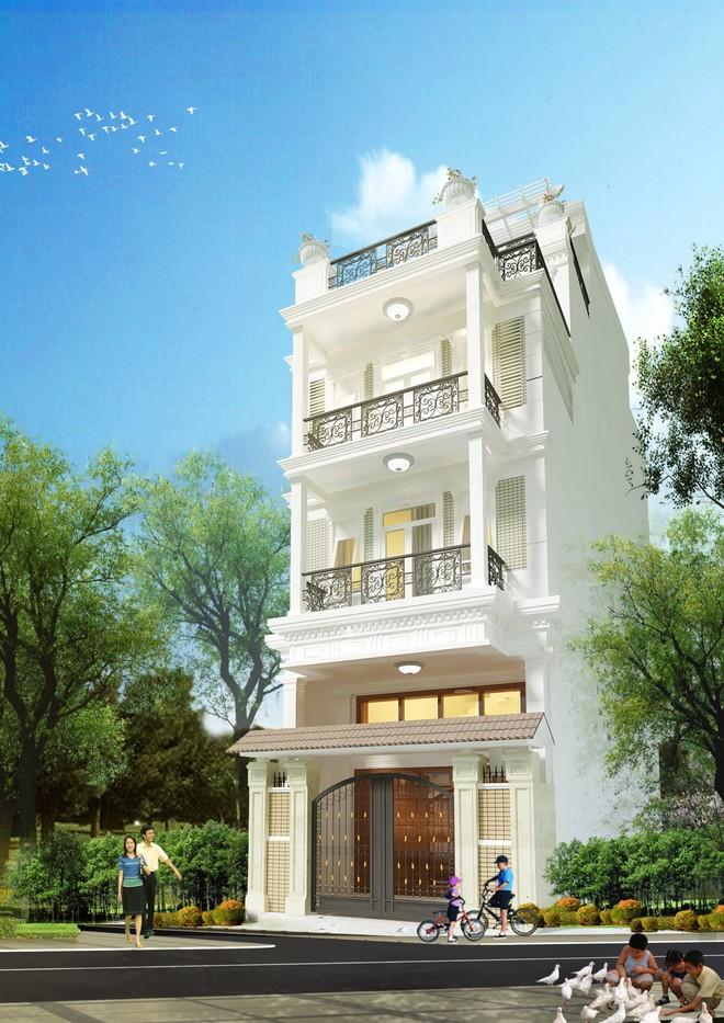 Nhà ống tân cổ điển 3 tầng đẹp và tiện nghi, ai cũng khen nức nở-3