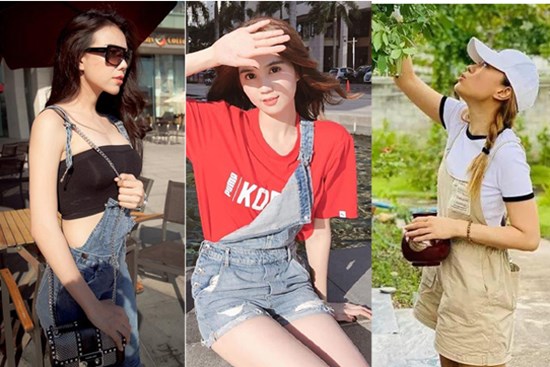 Mỹ Tâm, Hà Tăng mix đồ với short yếm trẻ trung mà không 'ô dề'