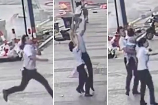 Lao ra đỡ bé gái rơi từ tầng 5 không chút đắn đo, nam thanh niên được ca ngợi là 'người hùng'