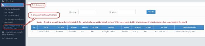 Cách đăng ký nguyện vọng xét tuyển đại học trên hệ thống của Bộ GD-ĐT-5