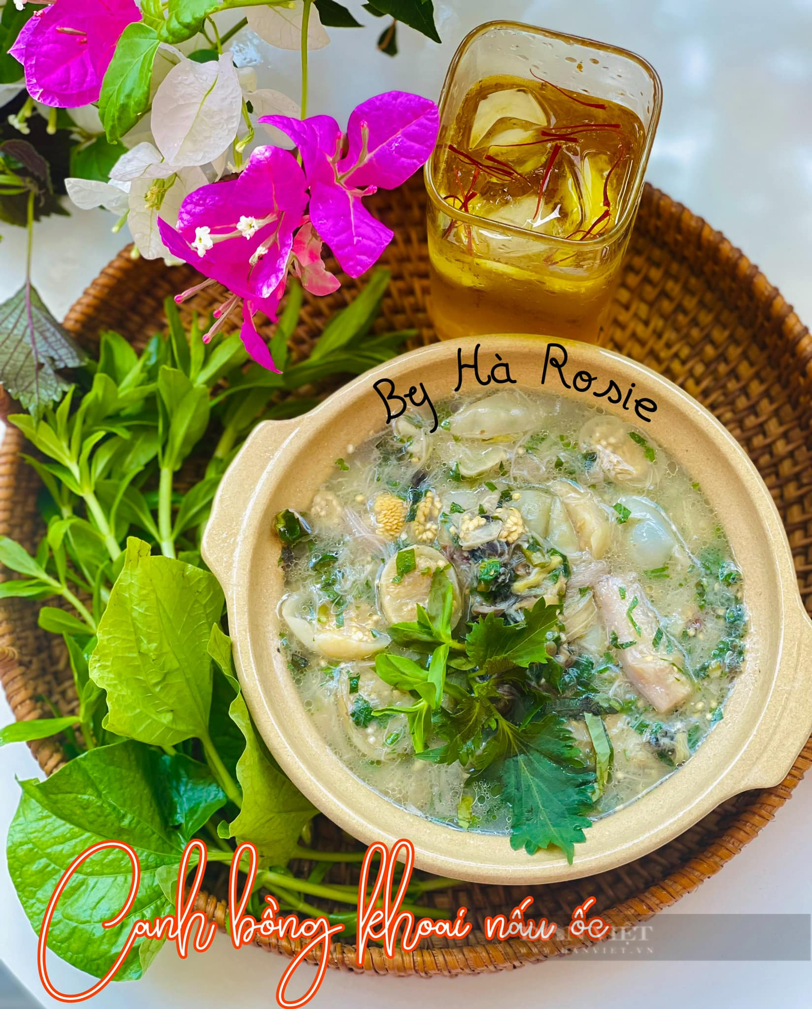 Nấu canh ngó khoai với ốc thơm ngon, không thể thiếu loại rau gia vị này-1