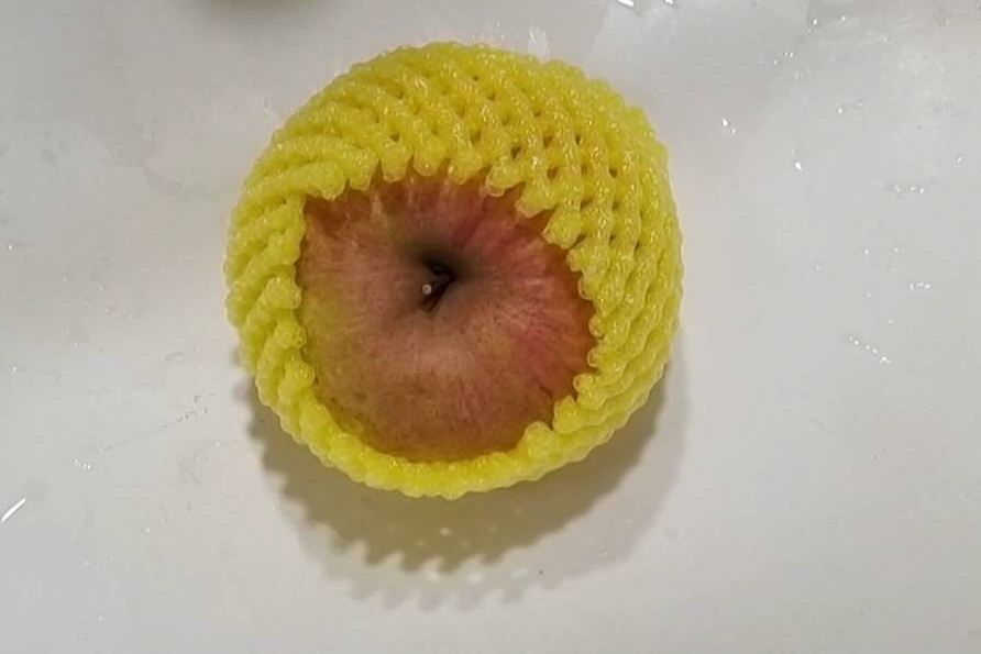 Đặt một tấm lưới bọc trái cây trong phòng tắm cực kỳ thông minh, biết lý do, ai cũng muốn cất ngay để dùng-1