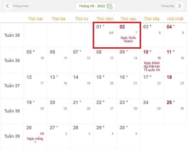 Quốc khánh 2/9/2022 được nghỉ dài ngày?-2