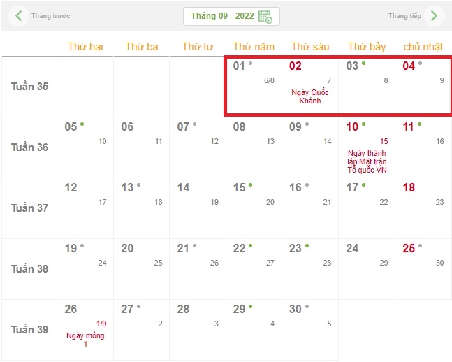 Quốc khánh 2/9/2022 được nghỉ dài ngày?-3