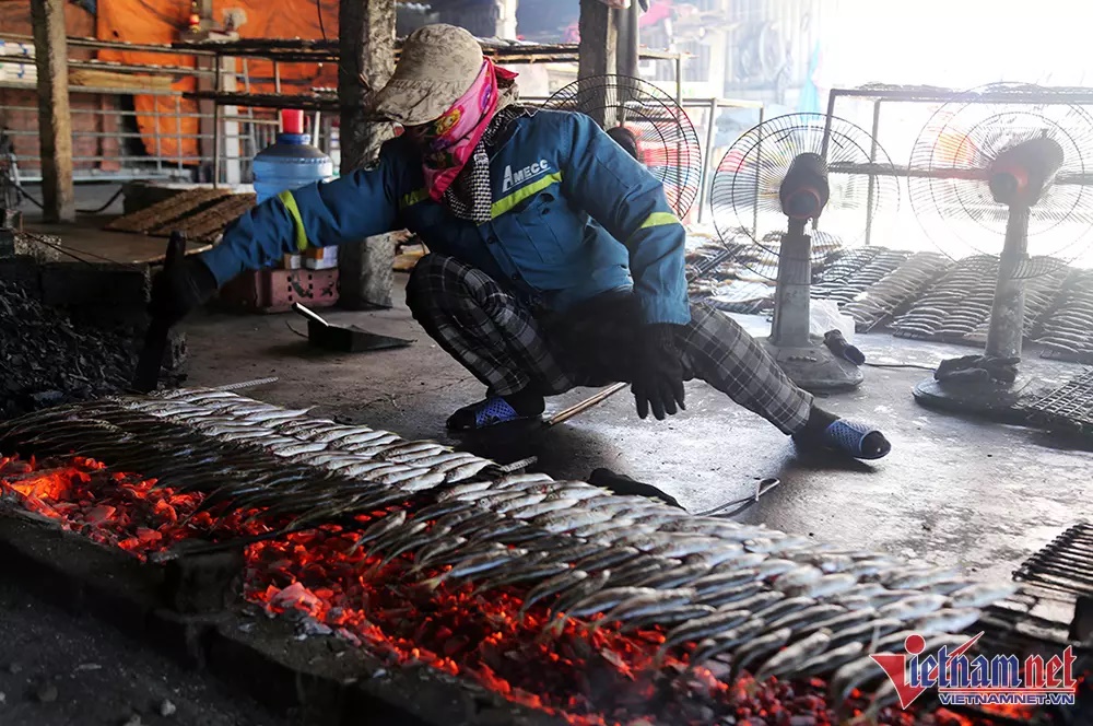 Làng bên bờ biển xứ Nghệ: Trời nắng 40 độ, mặc 3 lớp áo suốt ngày ngồi quạt than-3