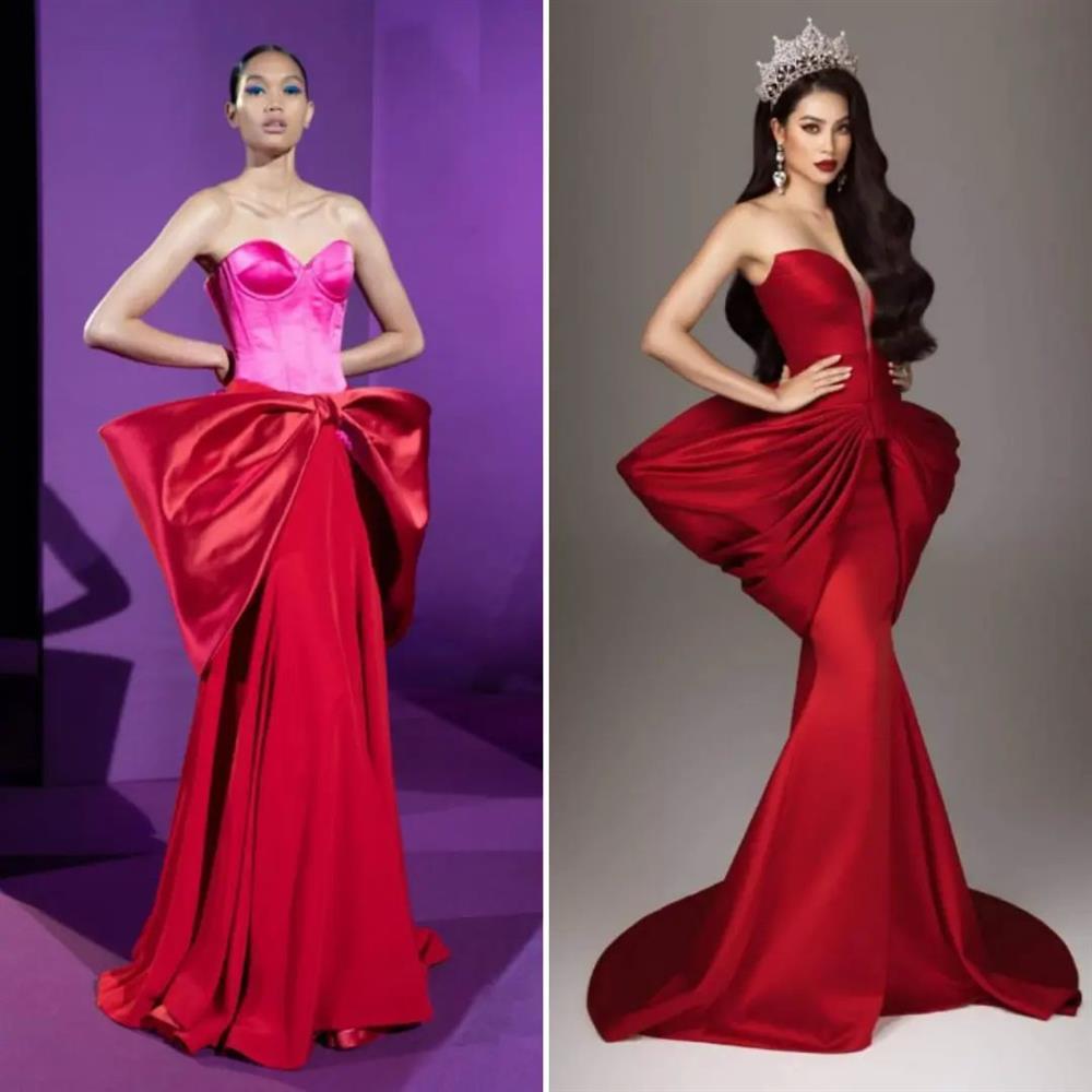 Phạm Hương vướng nghi vấn mặc váy nhái nhưng được khen hơn bản gốc-3