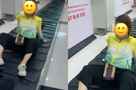 Xác minh nữ hành khách ngồi trên băng chuyền hành lý sân bay Phú Quốc