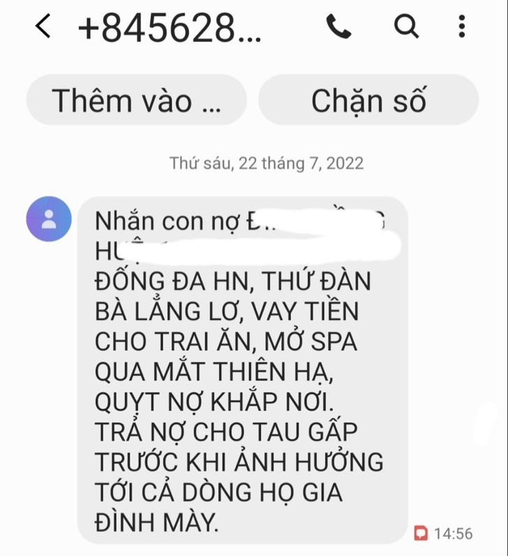 Tín dụng đen đòi nợ theo luật rừng”, nhục mạ danh dự người khác-3