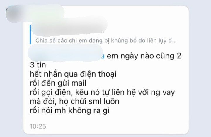 Tín dụng đen đòi nợ theo luật rừng”, nhục mạ danh dự người khác-5