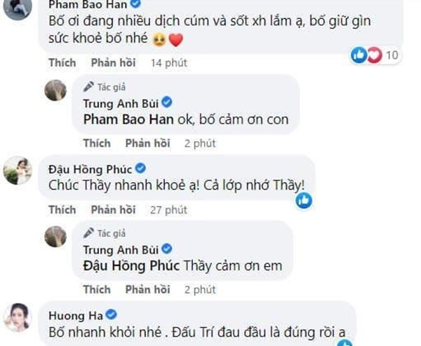 NSND Trung Anh bỗng dưng đổ bệnh, khiến fan lo lắng vì sốt không ngóc đầu lên được-3