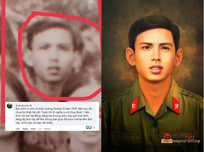 Những chàng trai trẻ phục dựng miễn phí hàng trăm bức ảnh liệt sĩ-6