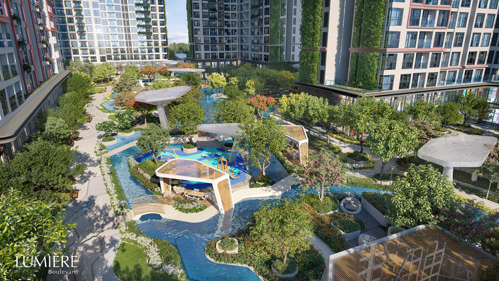 Hồ bơi phi thuyền - điểm nhấn trong chuẩn sống 5 sao tại Lumière Boulevard-5