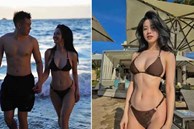 'Hot girl tạp hóa' Hàn Hằng phô vòng một 'căng tràn bờ' khi diện bikini sánh vai cùng Huyme