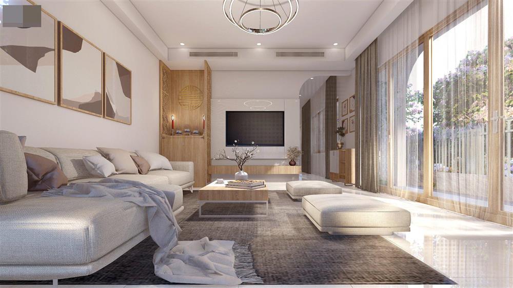 Nhà 1 tầng xây trên mảnh đất thắt eo, kiến trúc sư biến khuyết điểm thành lợi thế-8