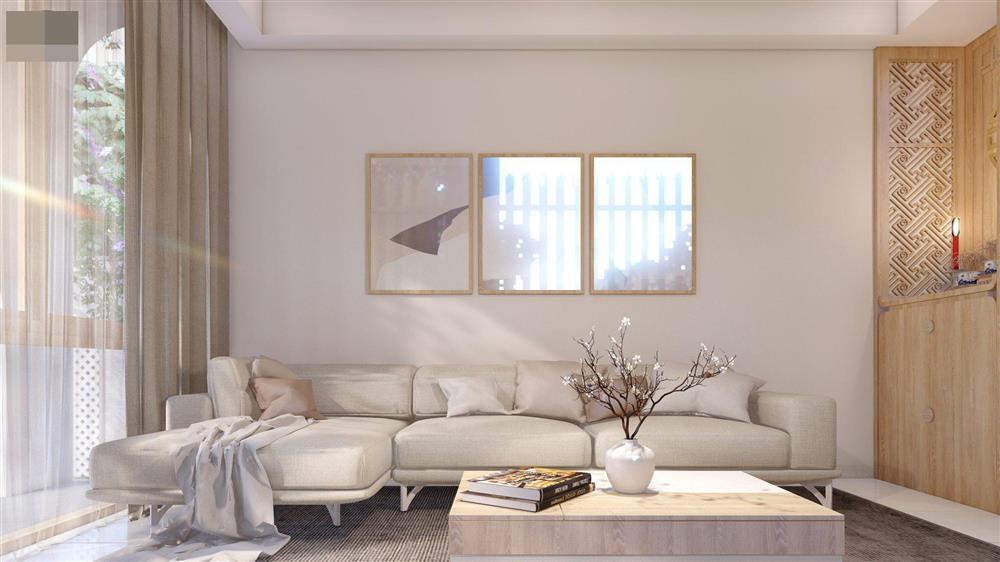 Nhà 1 tầng xây trên mảnh đất thắt eo, kiến trúc sư biến khuyết điểm thành lợi thế-11