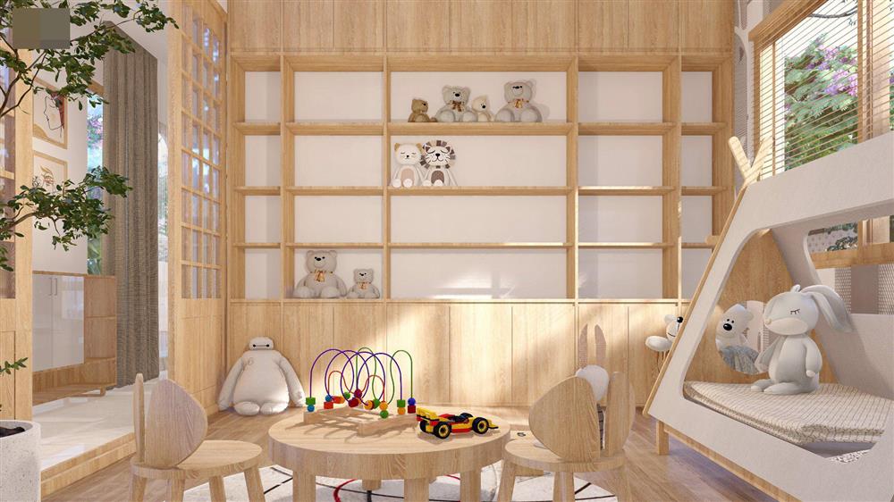 Nhà 1 tầng xây trên mảnh đất thắt eo, kiến trúc sư biến khuyết điểm thành lợi thế-14