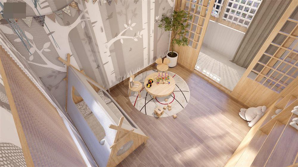 Nhà 1 tầng xây trên mảnh đất thắt eo, kiến trúc sư biến khuyết điểm thành lợi thế-15