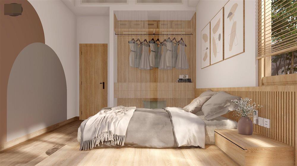 Nhà 1 tầng xây trên mảnh đất thắt eo, kiến trúc sư biến khuyết điểm thành lợi thế-22