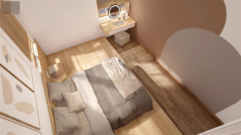 Nhà 1 tầng xây trên mảnh đất thắt eo, kiến trúc sư biến khuyết điểm thành lợi thế-24