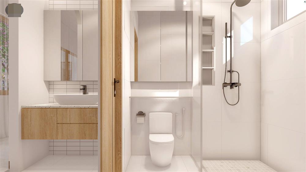 Nhà 1 tầng xây trên mảnh đất thắt eo, kiến trúc sư biến khuyết điểm thành lợi thế-26