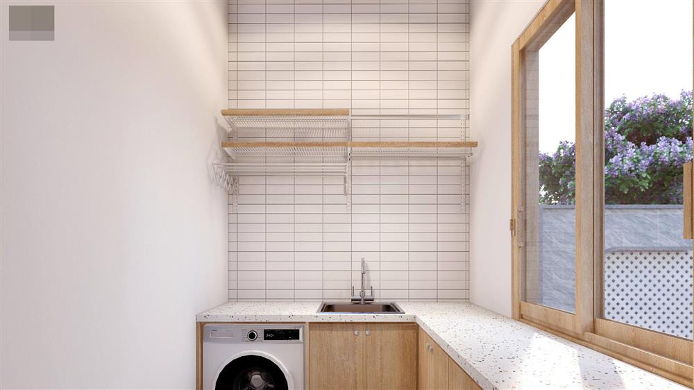 Nhà 1 tầng xây trên mảnh đất thắt eo, kiến trúc sư biến khuyết điểm thành lợi thế-28