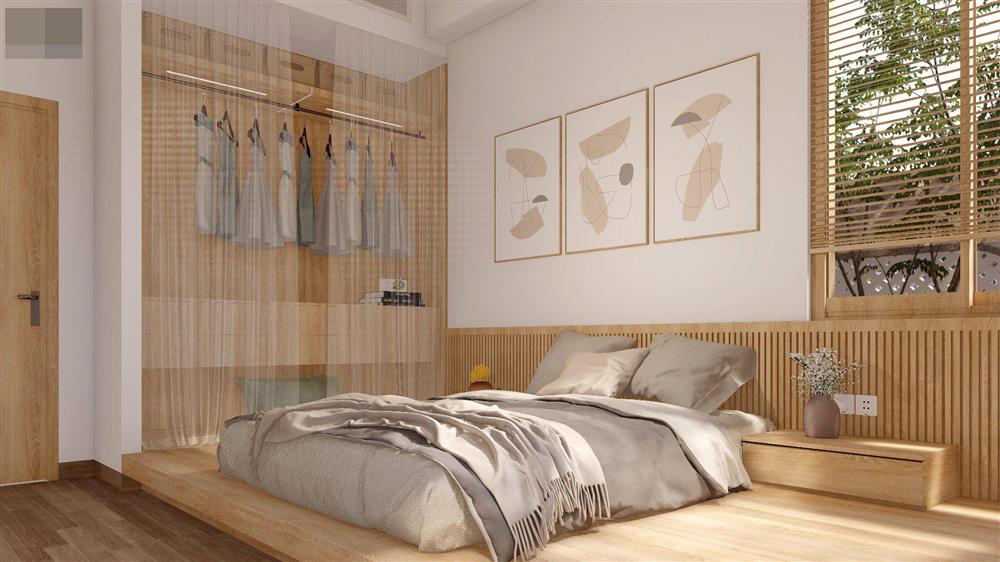 Nhà 1 tầng xây trên mảnh đất thắt eo, kiến trúc sư biến khuyết điểm thành lợi thế-21