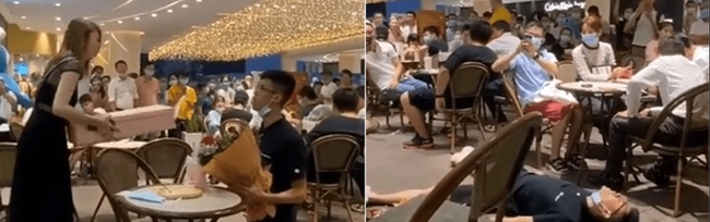 Cảnh chàng trai quỳ tỏ tình, ép cô gái đồng ý làm người yêu gây bức xúc: Hy sinh vì tình yêu hay chỉ để thỏa mãn chính mình?-1