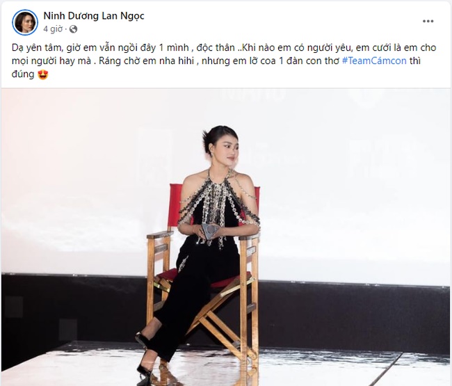 Ninh Dương Lan Ngọc chính thức lên tiếng về tin đồn tái hợp Chi Dân-2