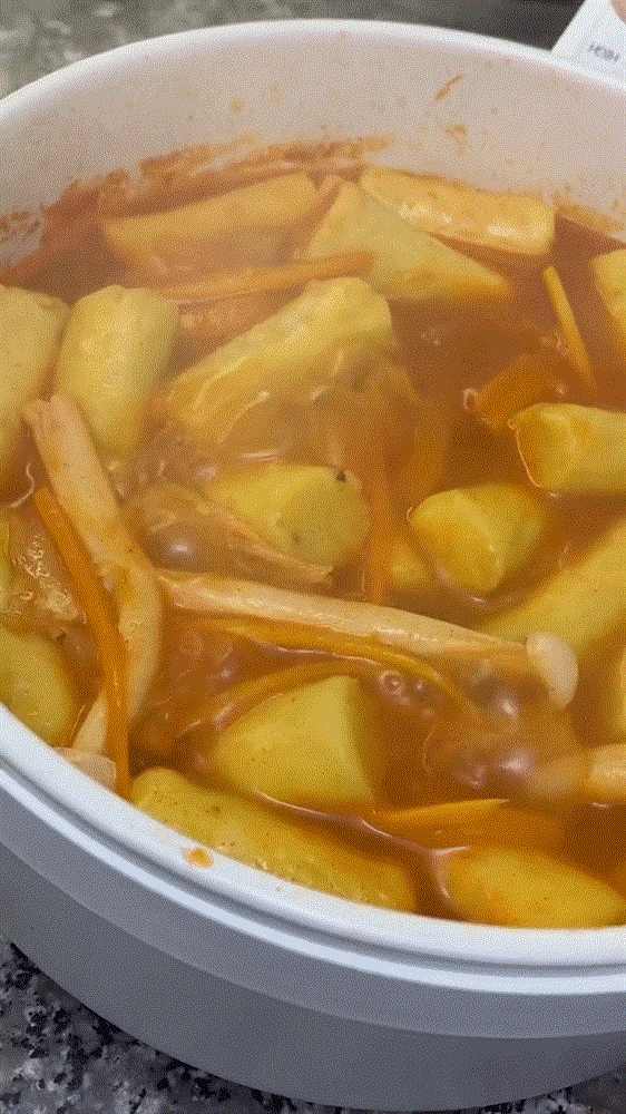 Dùng khoai lang làm Tokbokki vừa ngon lại chẳng lo tăng cân-7
