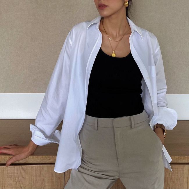 Sao Việt có 12 cách mặc áo sơ mi oversized cực kỳ trẻ trung, sang xịn mịn-8