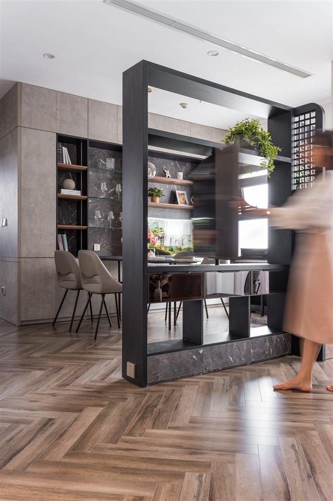 Căn hộ hiện đại, sử dụng dày đặc các hệ tủ nhưng vẫn thoáng đãng bất ngờ-4