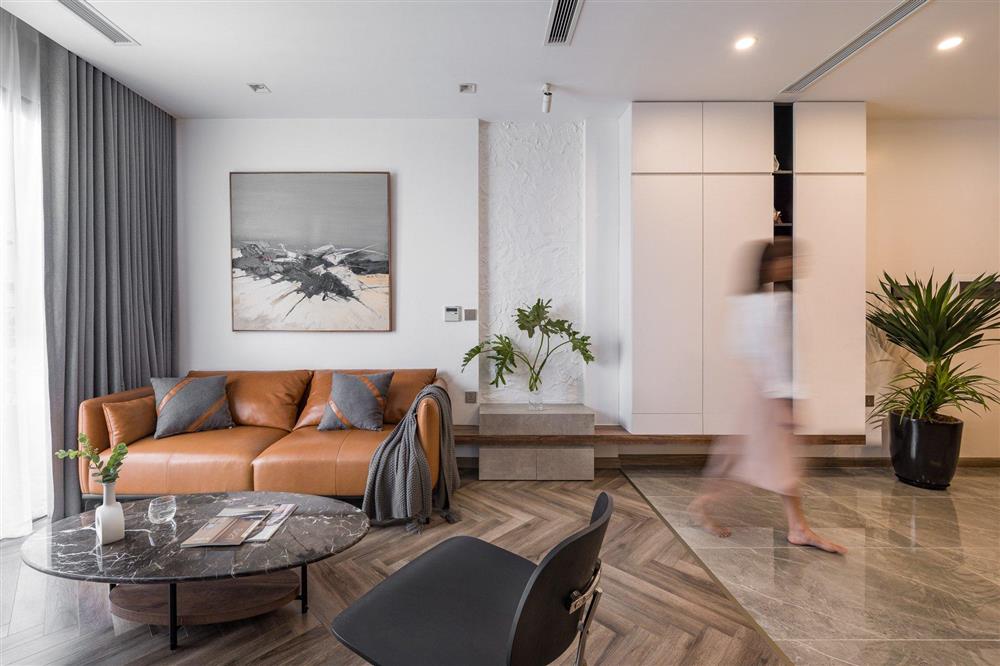 Căn hộ hiện đại, sử dụng dày đặc các hệ tủ nhưng vẫn thoáng đãng bất ngờ-6