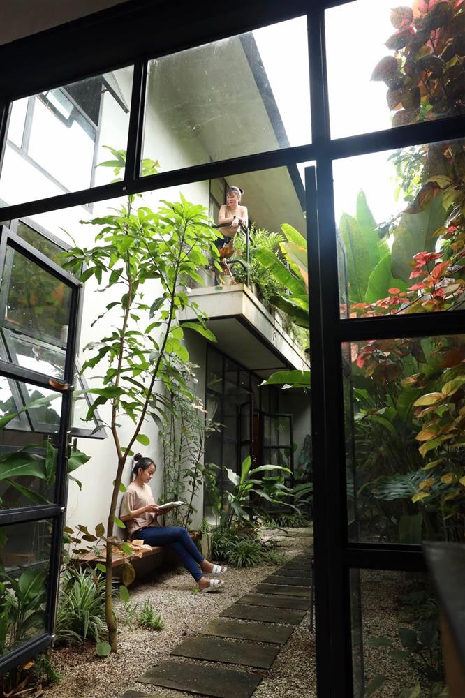 Ngôi nhà bao bọc bởi cây xanh, không gian yên bình giữa tiếng chim hót-4